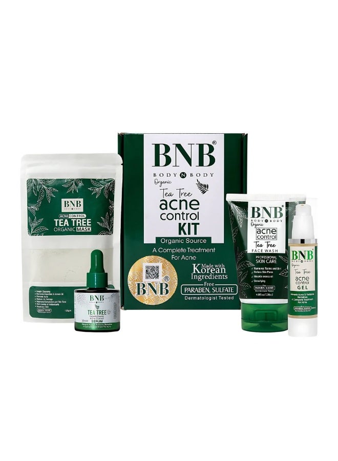 بي ان بي مجموعة بي إن بي للتحكم في حب الشباب – مجموعة كاملة للعناية بالبشرة لبشرة صافية