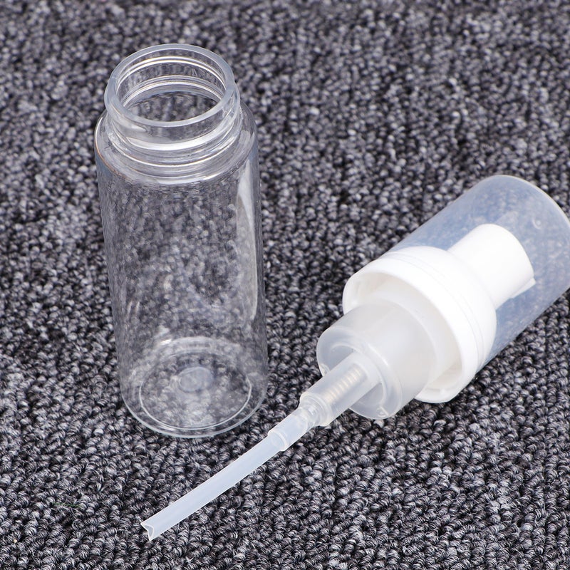 12pcs Transparent Foam Dispenser Bottle Column Foam Pump Dispenser Refillable Empty Bottle with Lid 50ml - Image 3