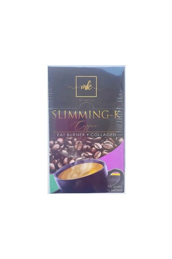 Slimming-K Coffee by Madam Kilay, Fat Burner + Collagen Mix Drink – 21g x 10 Sachets
