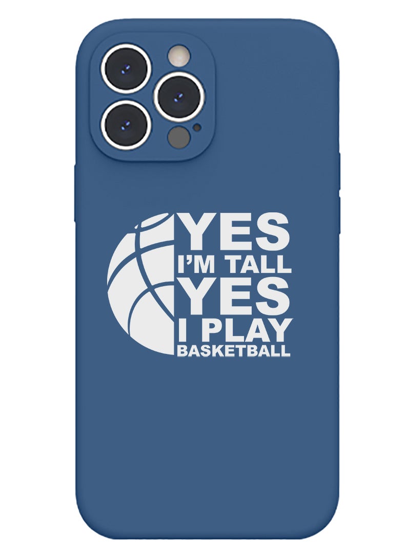 Theodor Protective Slim Fit Case Liquid Silicone Cover with Full Body Protection Anti-Scratch Shockproof Case For iPhone 15 Pro Blue  - Batman and robin copy - Image 1