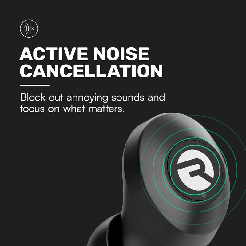 Raycon Everyday Earbuds Classic Bluetooth Wireless with Microphone - Stereo Sound, Active Noise Canceling, in-Ear Bluetooth Headset True Wireless Earbuds 32 Hours Playtime (Purple) - Image 3