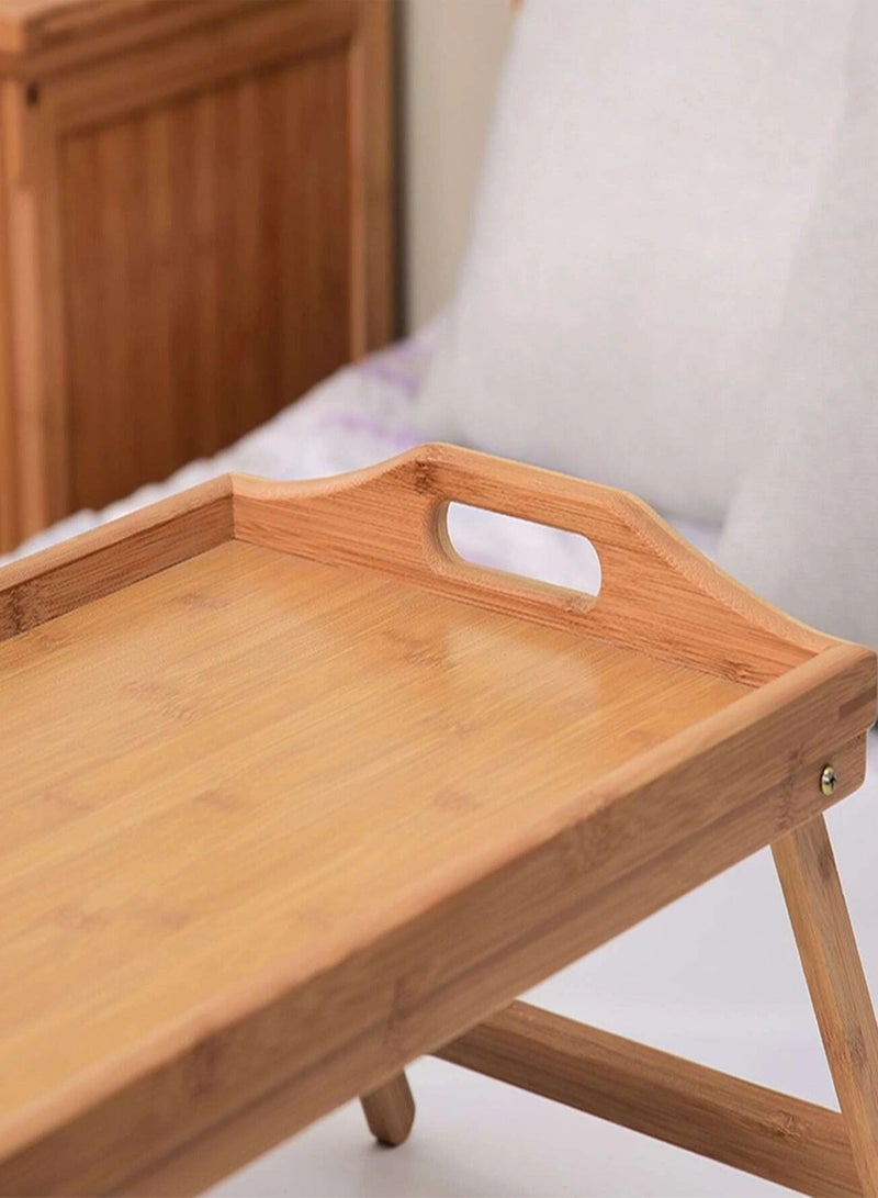 Wooden tray with legs and multiple uses - Image 3