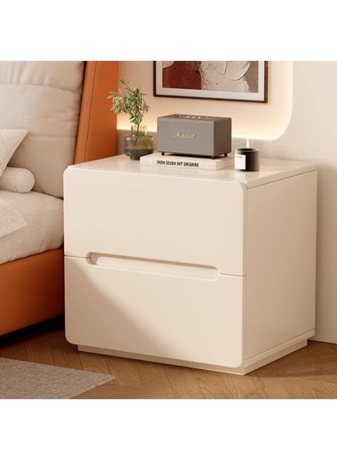  CityRiya-Long 40*41*60 سم منضدة ، طاولة بجانب السرير ، طاولة جانبية ، خزانة تخزين قهوة أريكة مع درجتين ، وضعية طاولة نهاية ليلية للمنزل لغرفة المعيشة وغرفة النوم - Image 1