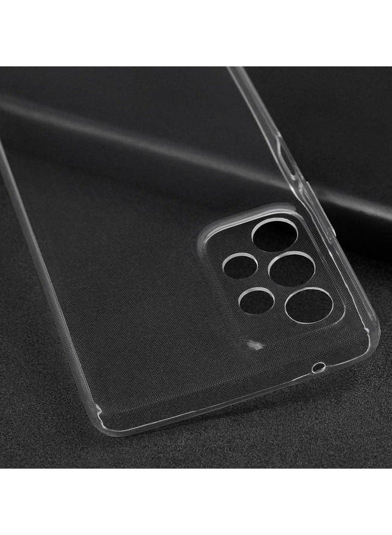 LEDIN Case for Samsung Galaxy A13 4G Clear Case Soft Flexible Silicone Back Cover Shockproof Anti Scratch Case with Reinforced Bumper Corner Compatible for Samsung Galaxy A13 4G Clear - Image 4