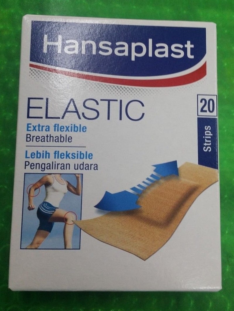 Hansaplast Hansaplast Elastic 20 Strips Cushion The WoundExtra FlexibleBreathable 