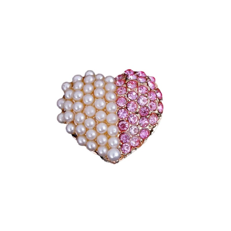 Heart Shape Rhinestone Car Perfume Clip Aromatherapy Solid Perfume Diffuser Multi Color - Image 2