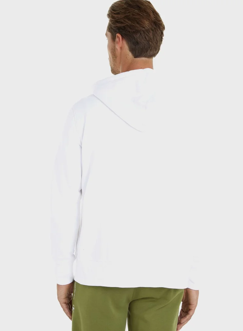 Calvin Klein Jeans Logo Zip Through Hoodie