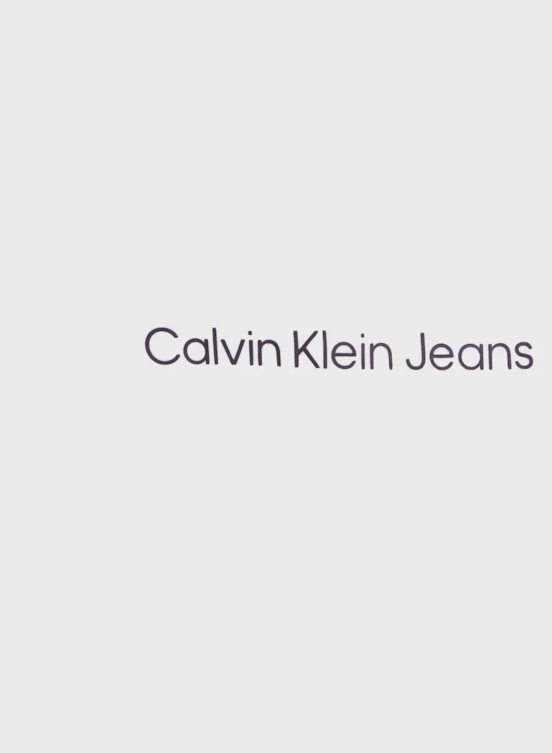 Calvin Klein Jeans Logo Zip Through Hoodie