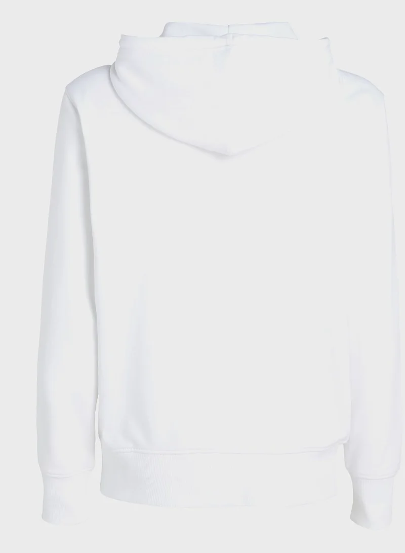 Calvin Klein Jeans Logo Zip Through Hoodie