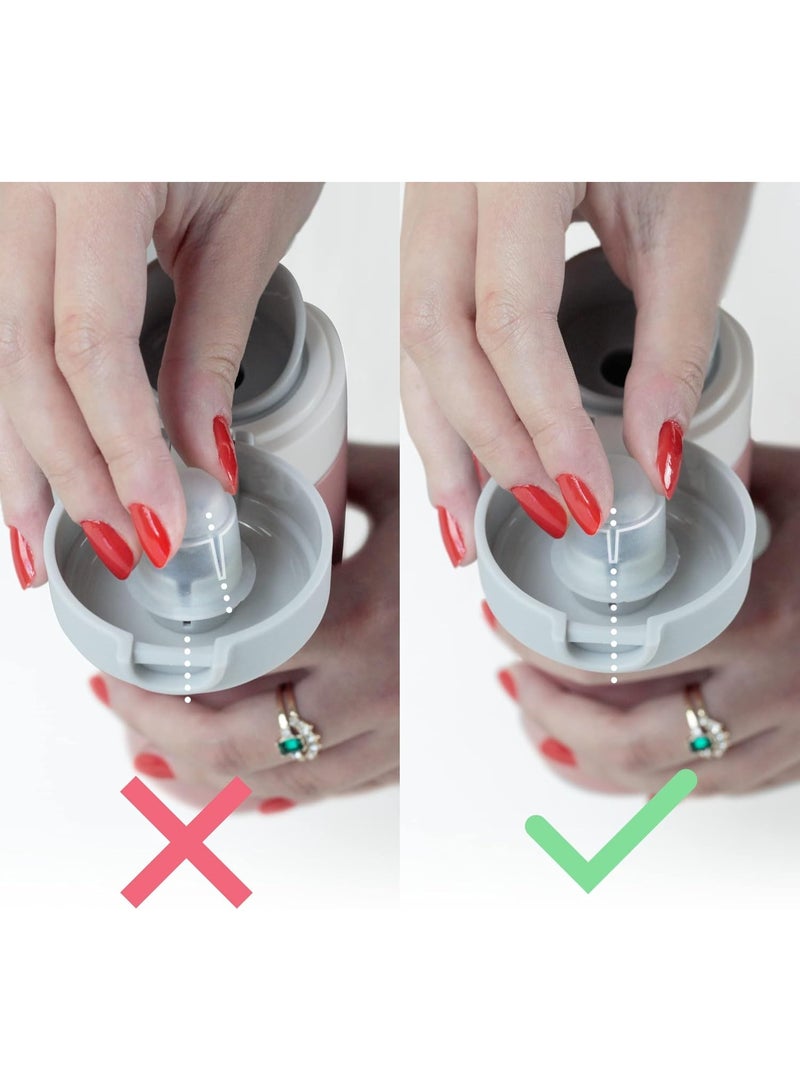 Monbento Pop Insulated Bottle , Blue Infinity,  Stainless Steel Water Bottle Vacuum Insulated Drink Bottle for School, Travel & Everyday Use-360ml - Image 5