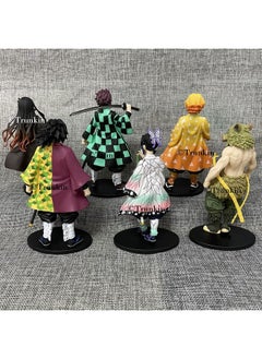 Trunkin Trunkin Set B Anime Demon Slayer Action Figure Toys for Kids | Kamado Tanjirou Nezuko Zenitsu Inosuke Kimetsu No Yaiba Cartoon Models Kids Toys - 14CM  - Image 2