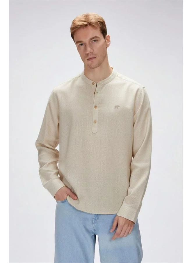 Guide Beige Men's Shirt.