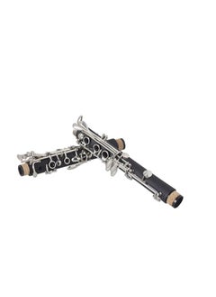 ANDOER Bb Flat Clarinet Black Bakelite Silver Keys Woodwind Instrument with Carry Case Reed Cleaning Cloth Mini Screwdriver  - Image 5