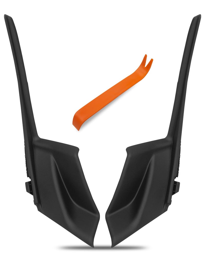 Upgrade Wiper Cowl Seal Trim Panel Front Replace 5386608020 and 5386708020 Fit for Toyota Sienna Van 2011 2012 2013 2014 2015 2016 2017 2018 2019 2020 Side Fender Seal Hood End Caps