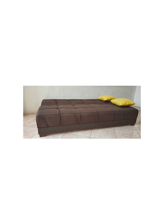 رانجو كنبة سرير3×1من رانجو للاثاث 120×190×40 سم متعددة الاستخدامات وأنيقه هي إضافة إلى أي منزل، مصممه لتوفير المساحة والراحة في نفس الوقت، مما يجعلها مثاليه للمساحات الصغيرة وغرفة المعيشة والمكتب وغرف الأطفال تستخدم امام التليفزيون تتحول بسهولة إلى سرير120×190 سم، واسفنج عالي الكثافه مع طبقة من الفايبر والقماشز اللون بني - Image 2