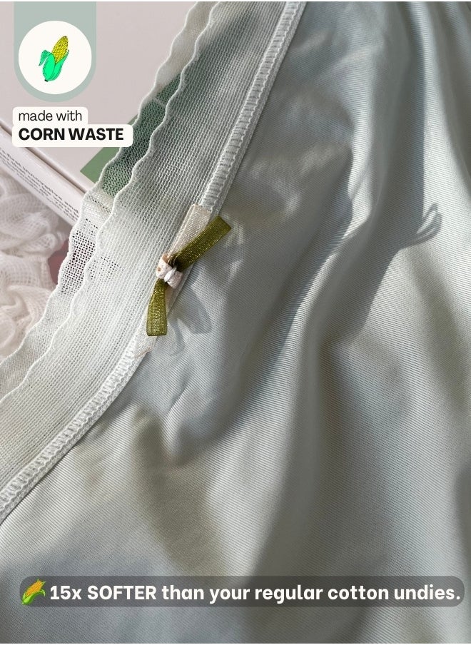 Intimate Queen Layela Corn Bae – Barely-There Wellness Hiphuggers | Breathable, Sweat-Safe & Gentle on Sensitive Days  - Image 1