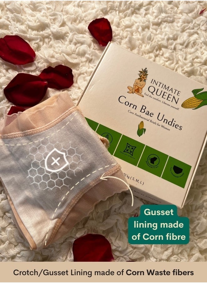 Intimate Queen Layela Corn Bae – Barely-There Wellness Hiphuggers | Breathable, Sweat-Safe & Gentle on Sensitive Days  - Image 2