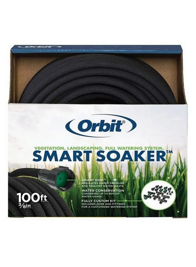 ORBIT Medium Duty Garden Soaker Hose Irrigation Kit Black 3/8 Inch x 100 ft 22045 - Image 2