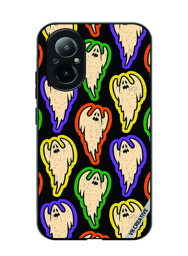 VR CREATIVE Protective Case Cover For Realme C67 4G Ghost Design Multicolour - Image 1