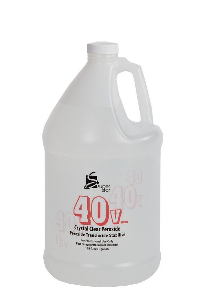Super Star - SUPER STAR 40v Stabilized Crystal Clear Liquid Peroxide 3.8 L / 1 Gallon (1-Count) - Image 1
