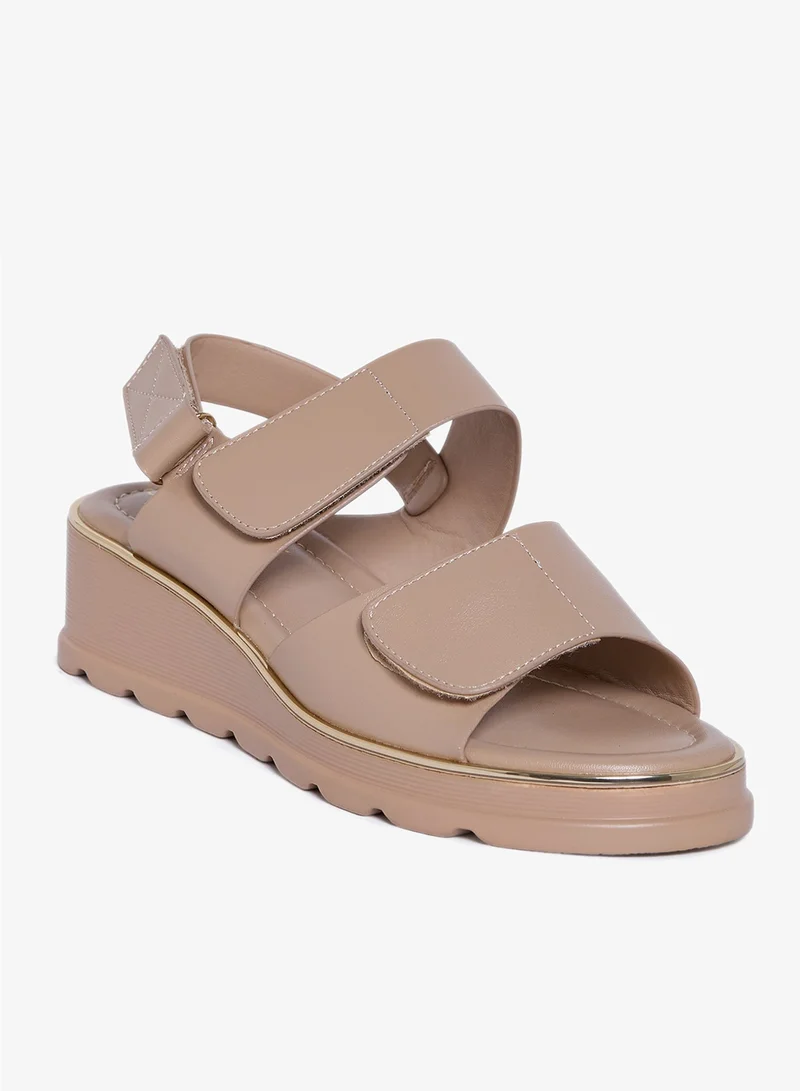 Geoomnii BEIGE Geoomnii Comfort Slide Sandals for Women – Cushioned Slip-On Casual Sandals for Daily Wear, Home, Travel & Walking for Women | Best Price UAE