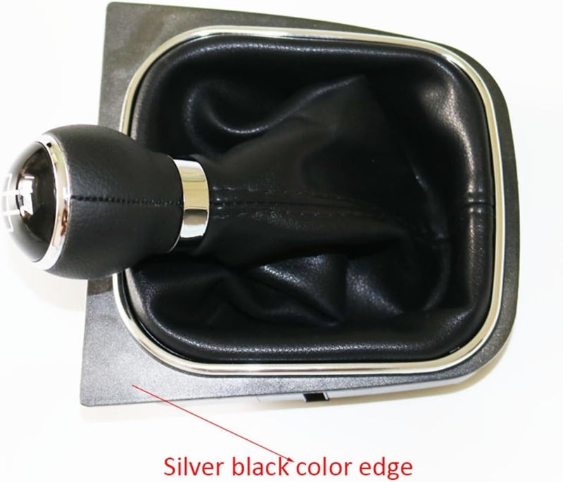 Wivplex 5 Speed Car Gear Shift Knob with Leather Boot - Image 4