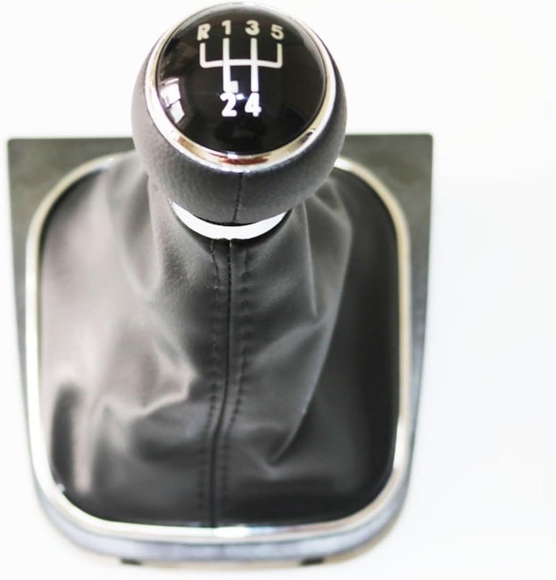 Wivplex 5 Speed Car Gear Shift Knob with Leather Boot - Image 1