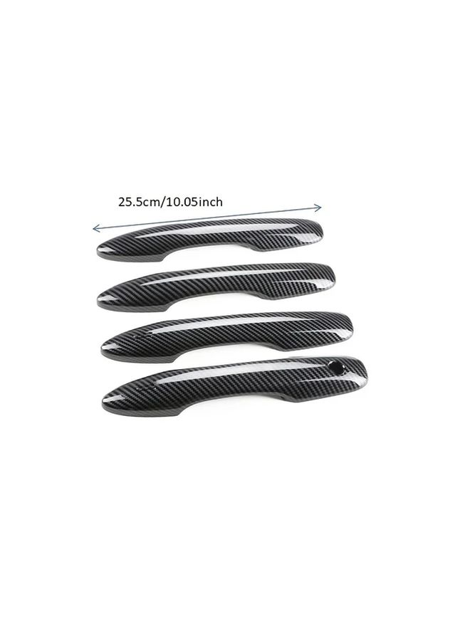 Carbon Fiber Snap On Door Handle Cover For Front Position Not Right Hand Drive - Image 2