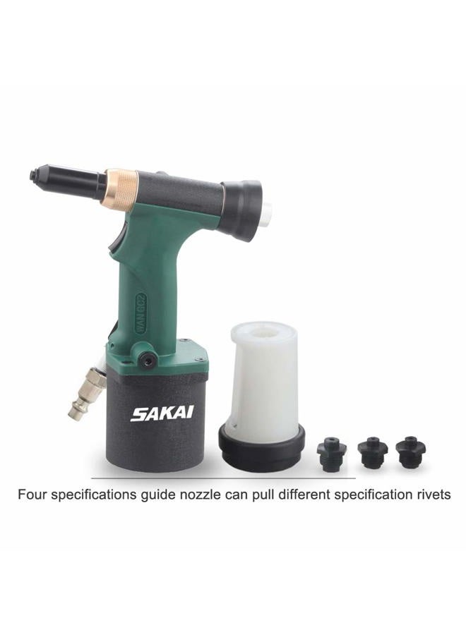 sakai Pneumatic Hydraulic Pulling Rivet Gun Automatic Suction Rivet Air Rivet Tool - Image 3
