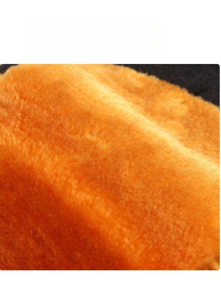 Unisex Winter Warm Thicken Cashmere Wool Knee Brace Support Pads Leg Warmers Thin Knee Sleeves for Men and Women Sports and Daily Wear (Dark Grey) - Image 5