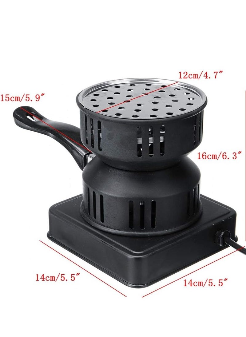 ELTRAZONE - Portable Electric Charcoal Starter | Quick Fire Burner for Hookah, BBQ & More | Removable Handle & Porcelain Coating for Efficient Coal Heating and Easy Use - Image 1