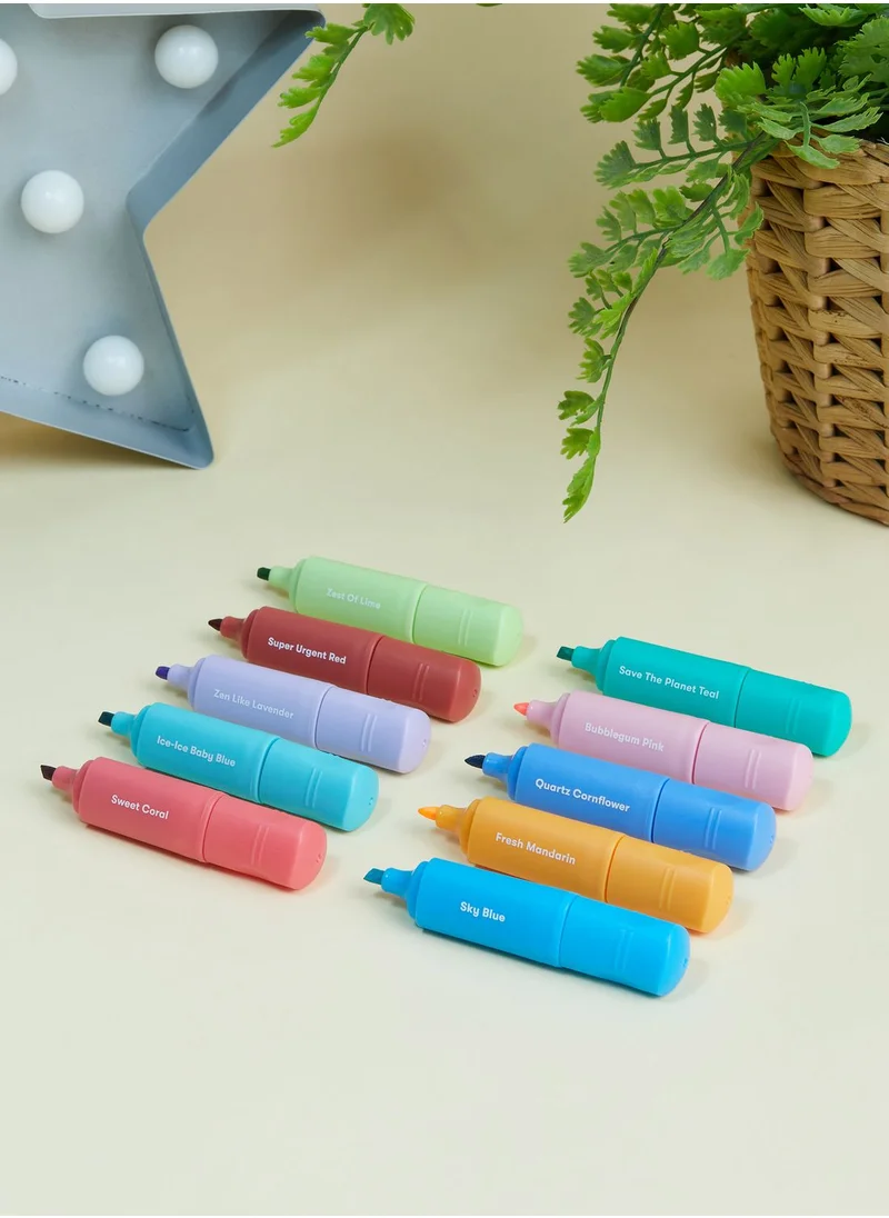 Typo Mini Highlighter Pens 10 Pack