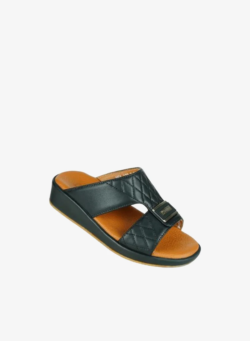 barjeel uno 008-3669 Barjeel Uno Boys Arabic Sandals MSA138 B Black 26