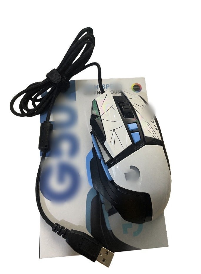 EBMINI New Gaming Esports Mechanical Wired Mouse - Image 1