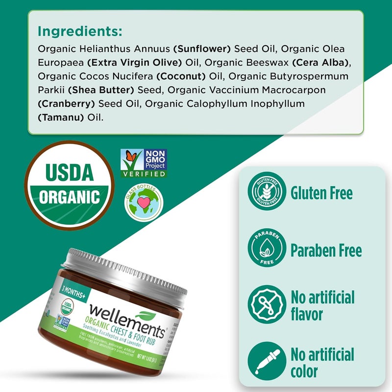 Wellements Organic Baby Chest & Foot Rub - Image 3