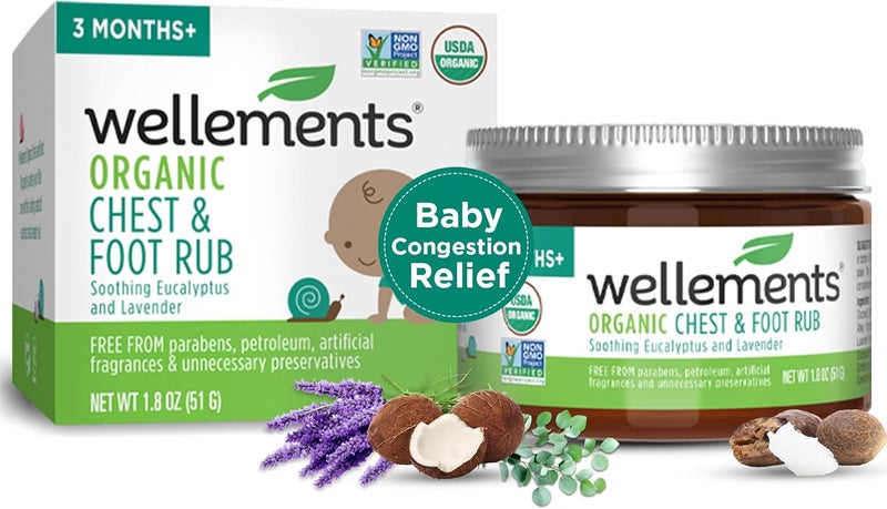 Wellements Organic Baby Chest & Foot Rub - Image 1
