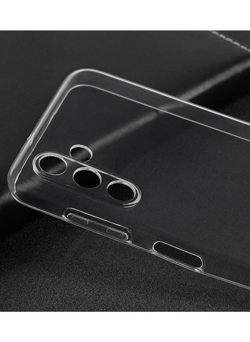 Samsung Galaxy A13 Case Cover (5G LTE) with Transparent Thin with Cmaera Len Protector Hard Back Heavy Duty Shockproof TPU Bumper Case - Matte Protection Clear - Image 3