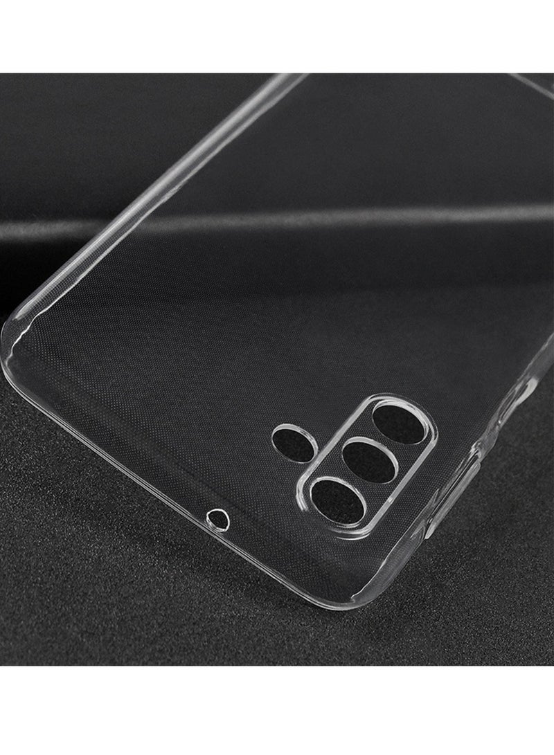 Samsung Galaxy A13 Case Cover (5G LTE) with Transparent Thin with Cmaera Len Protector Hard Back Heavy Duty Shockproof TPU Bumper Case - Matte Protection Clear - Image 4