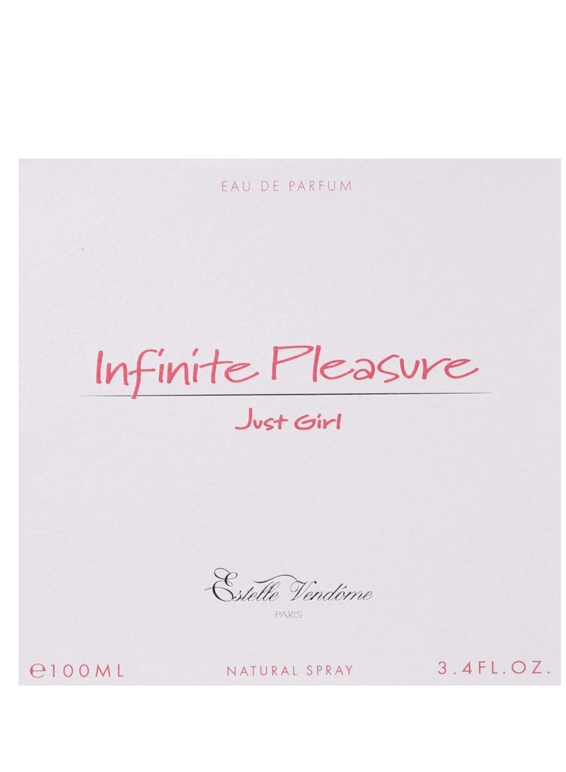 Estelle Vendome Infinite Pleasure Just Girl Eau de Parfum for Women by Estel Vendôme, Paris, 100 ml - Image 2