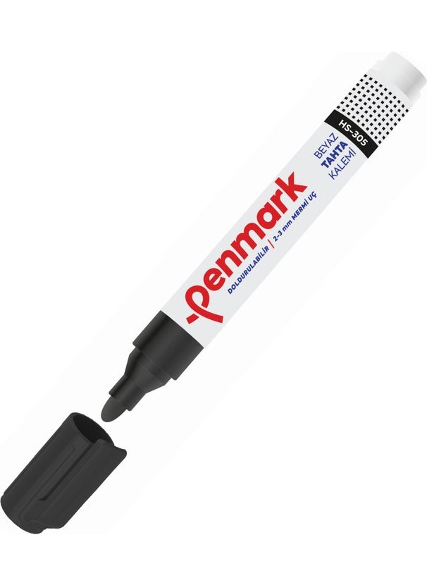 PENMARK - HS-305-01 Whiteboard Marker Black - Image 1