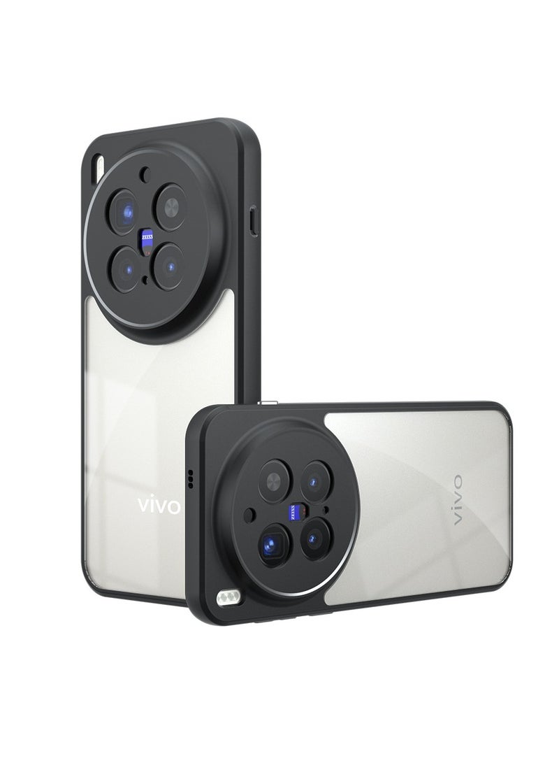 general Case compatible with VIVO X300 Pro, featuring an ultra-thin, lightweight flexible silicone frame + transparent acrylic back cover.