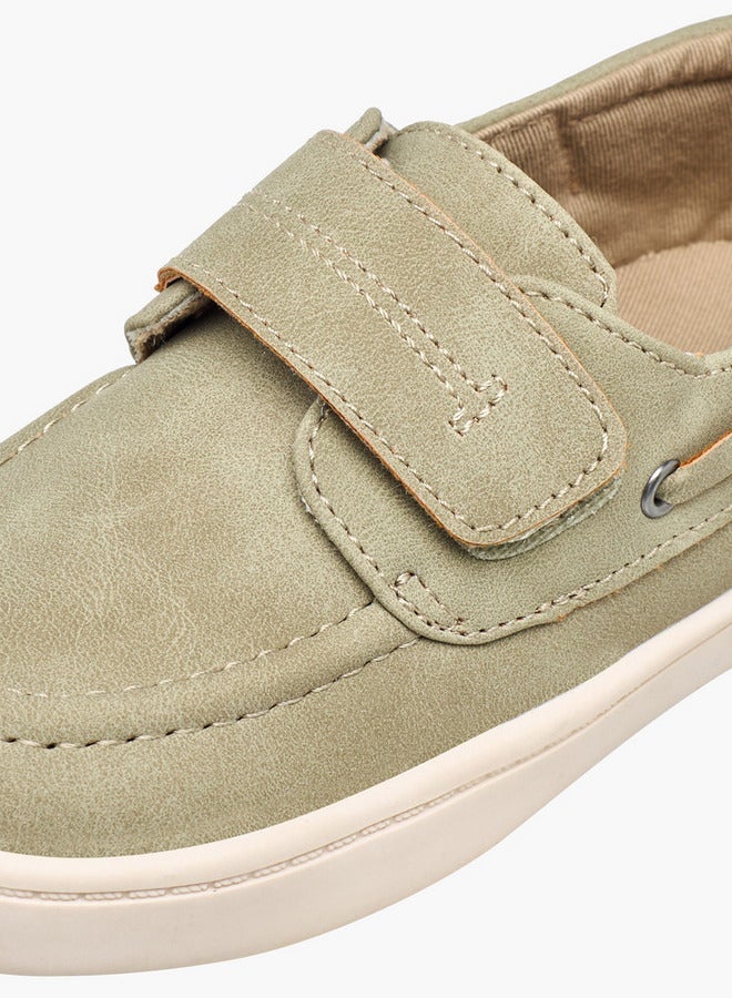 JUNIORS Boys Hook & Loop Boat Shoes - Image 4