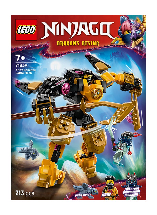 LEGO Ninjago Arin'S Spinjitzu Battle Mech 71839 (213) Pieces  - Image 5