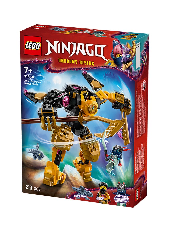 LEGO Ninjago Arin'S Spinjitzu Battle Mech 71839 (213) Pieces  - Image 4
