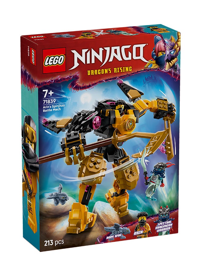 LEGO Ninjago Arin'S Spinjitzu Battle Mech 71839 (213) Pieces  - Image 3