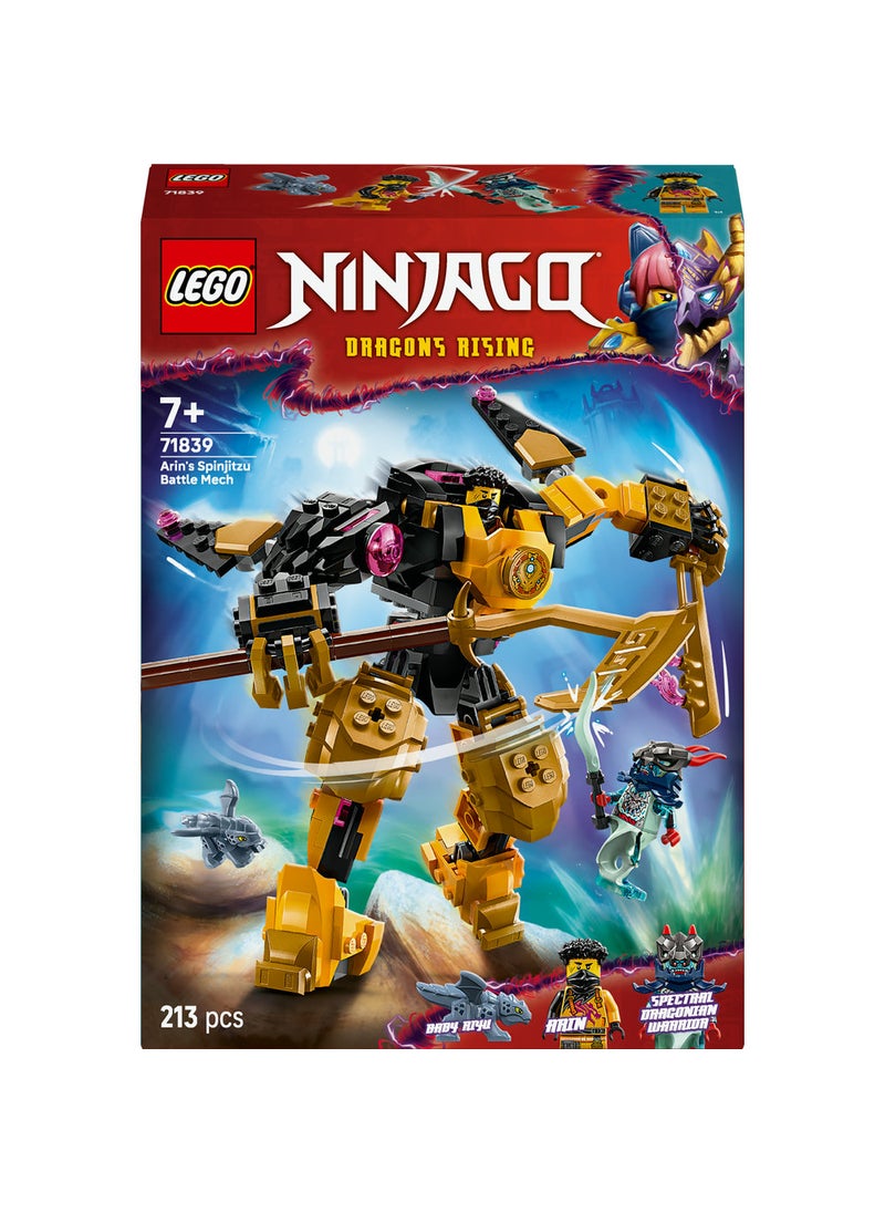 LEGO Ninjago Arin'S Spinjitzu Battle Mech 71839 (213) Pieces  - Image 2