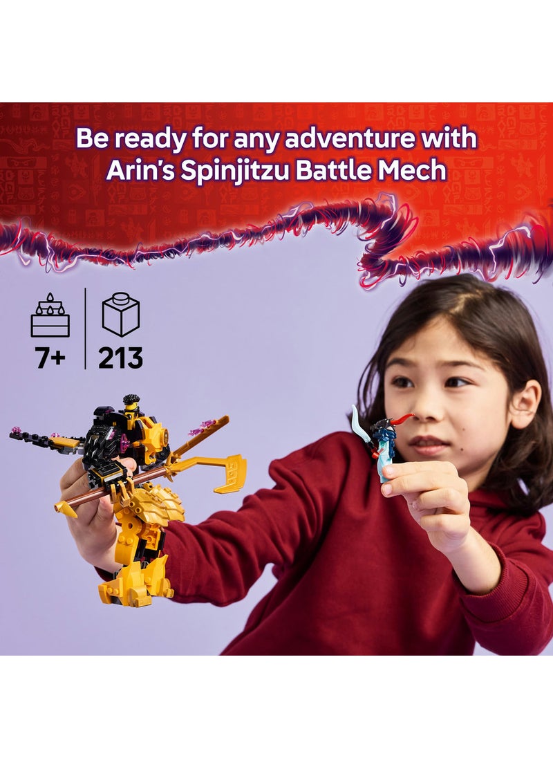 LEGO Ninjago Arin'S Spinjitzu Battle Mech 71839 (213) Pieces  - Image 3
