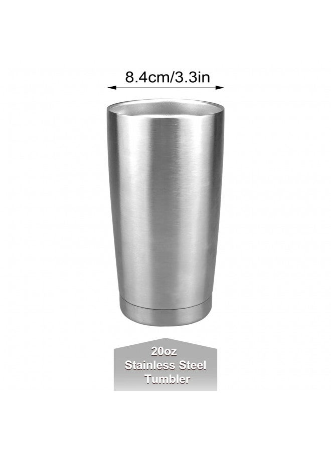 XccMe XccMe 20oz Tumbler Replacement Lids,2 Pack Spill Proof Splash Resistant Covers,Replacement Classic Stainless Steel Tumblers lids fit for YETI Rambler,Atlin, Juro, SUNWILL,Umite Chef and More - Image 2