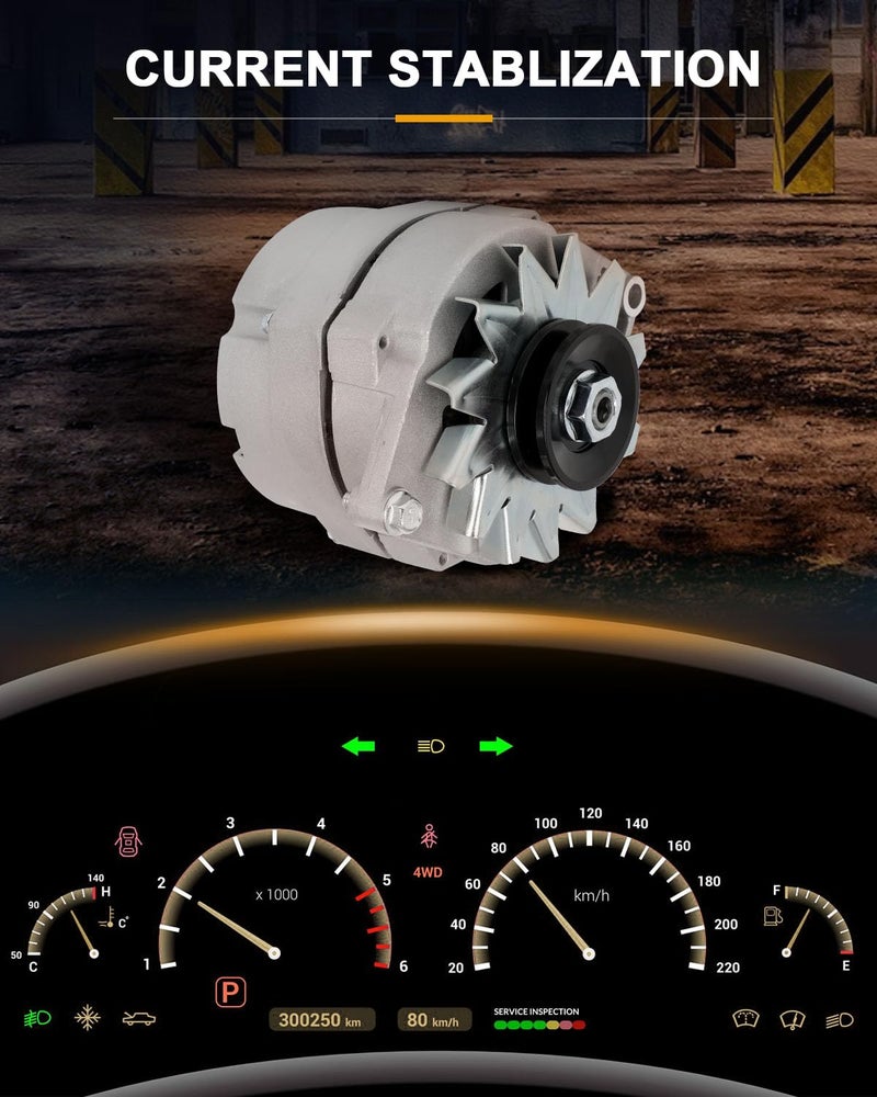 ROADFAR One Wire Alternator Replacement for 100 Amp 1 Wire 10SI Self-exciting SBC BBC GM High Output - Image 3