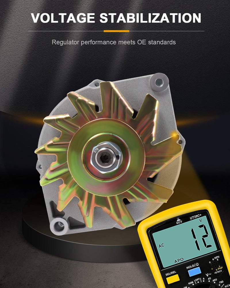 ROADFAR One Wire Alternator Replacement for 100 Amp 1 Wire 10SI Self-exciting SBC BBC GM High Output - Image 4
